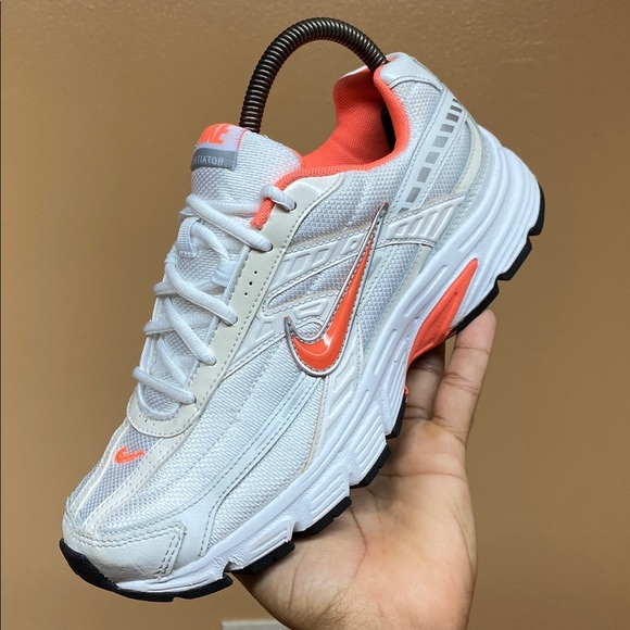 2011 Nike Initiator Women’s Running Sneakers “White Orange” Size 8  394053-180 - Picture 10 of 16